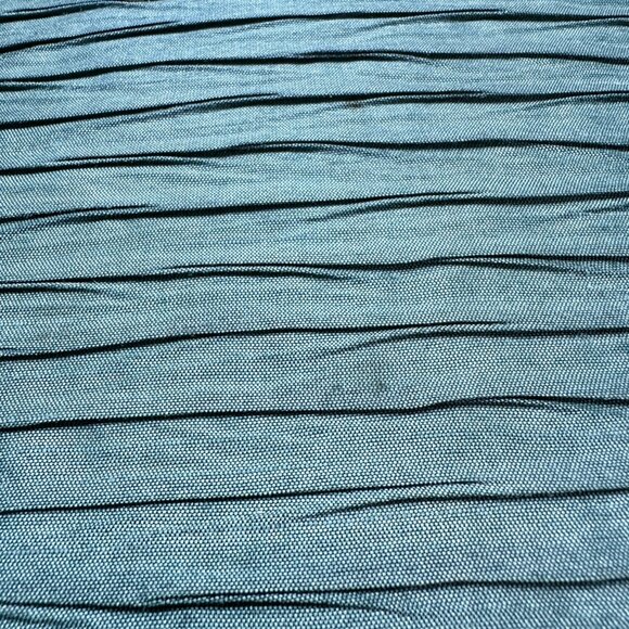 Set Of 2 Decorative Square Throw Pillow Down Hidden Zipper Aqua Blue 18x18 - Picture 5 of 9